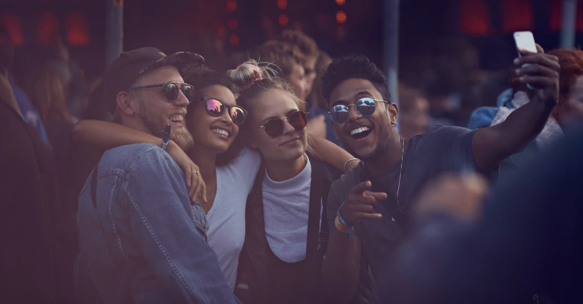 People at festival