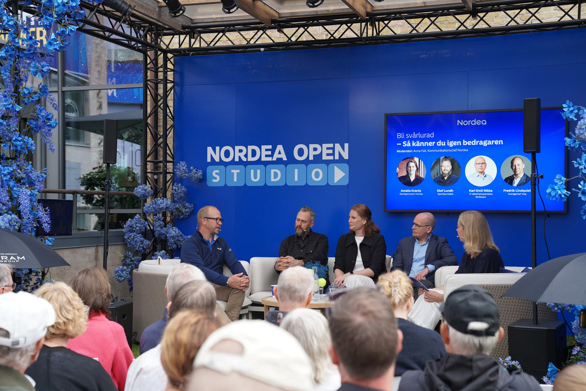Olof Lundh i Nordea Open Studio