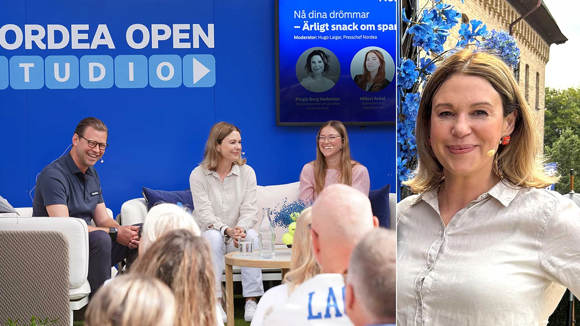 Pingis sparexpert ger sina bästa spartips i Nordea Open Studio. 