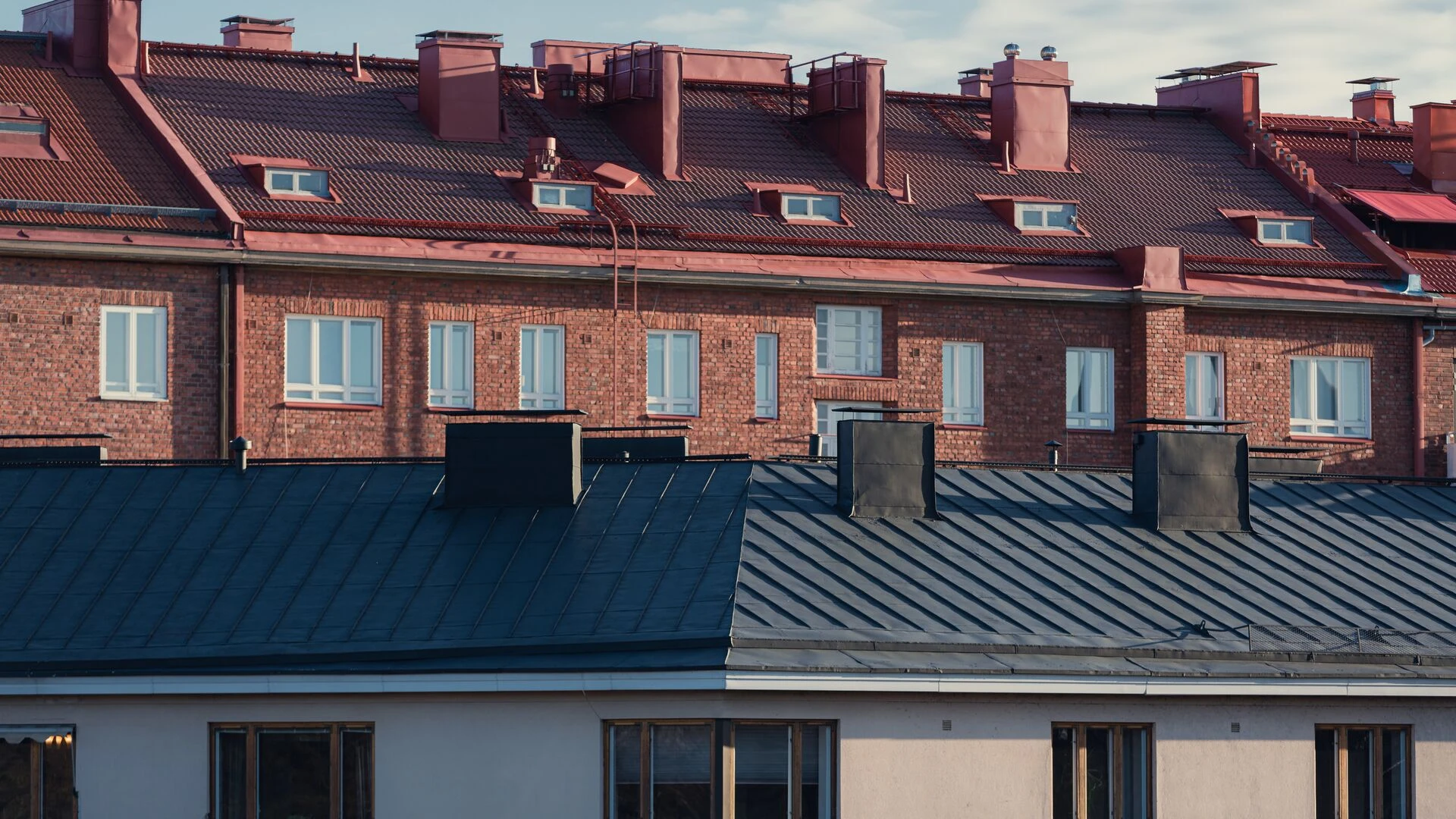 Houses in Helsinki downtown section Töölö