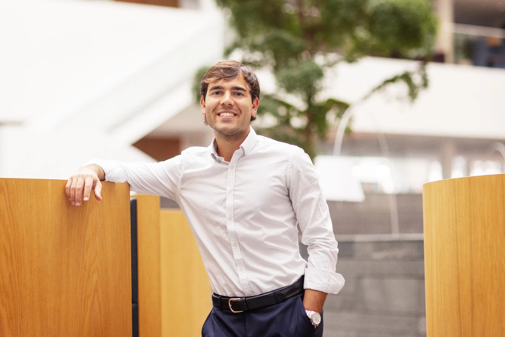 Man standing at the office