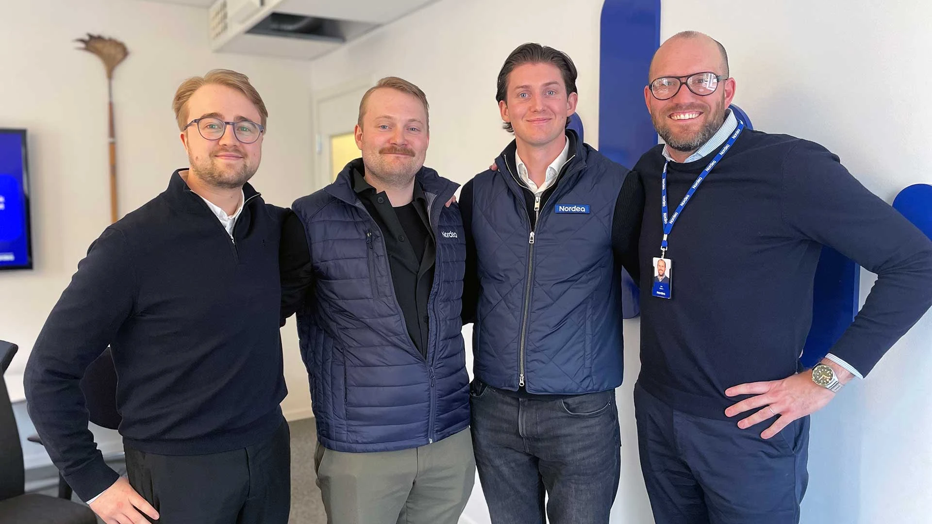 Nordea @work anställda på kontoret