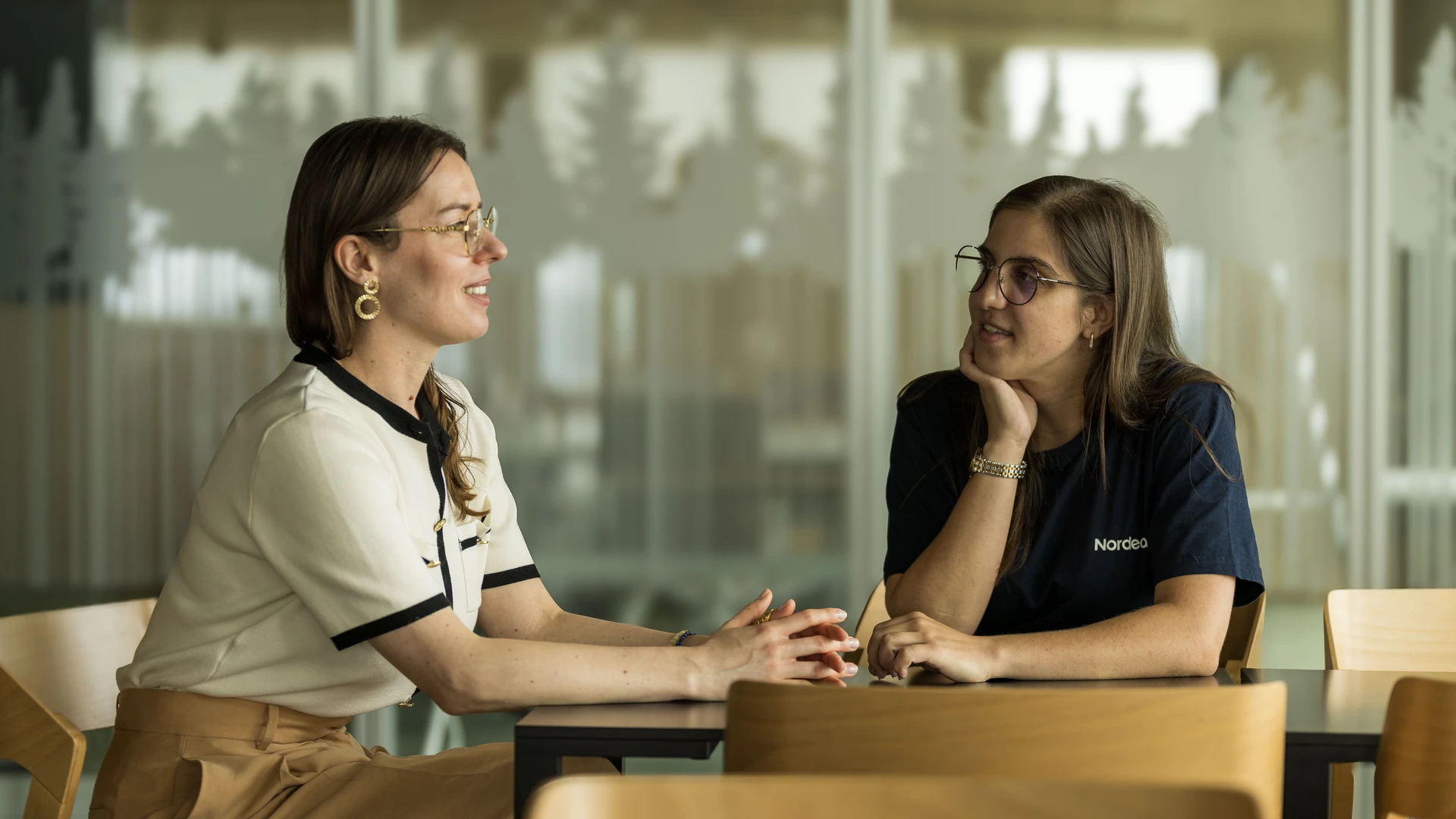 Employees in the office