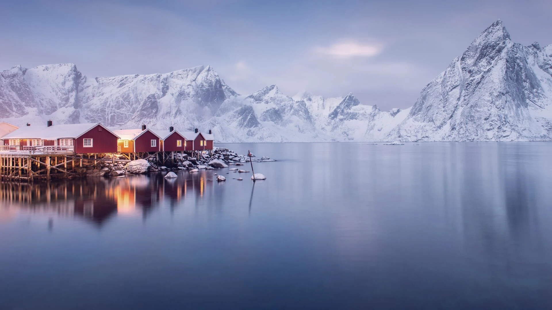 Village Hamnoy Lofoten Islands Norway
