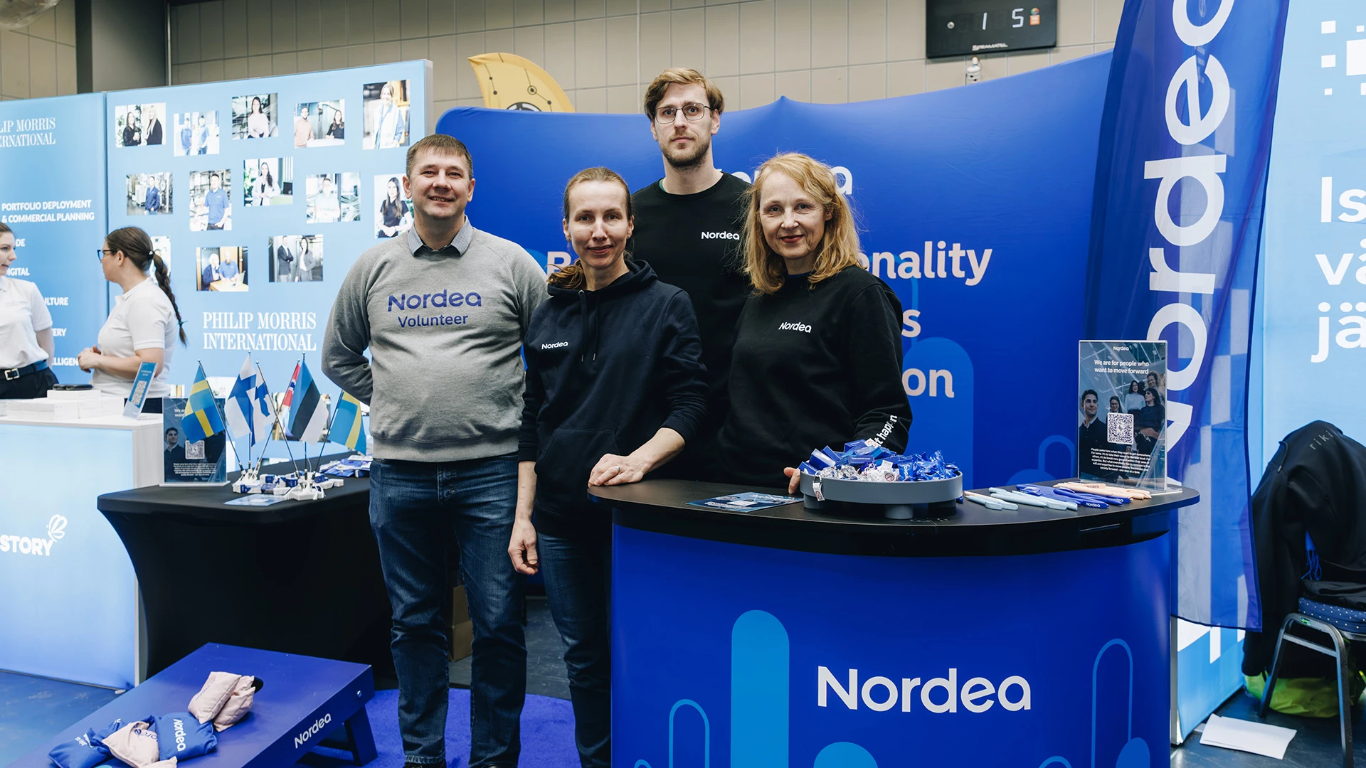 Colleagues at Estonian career fair 2026