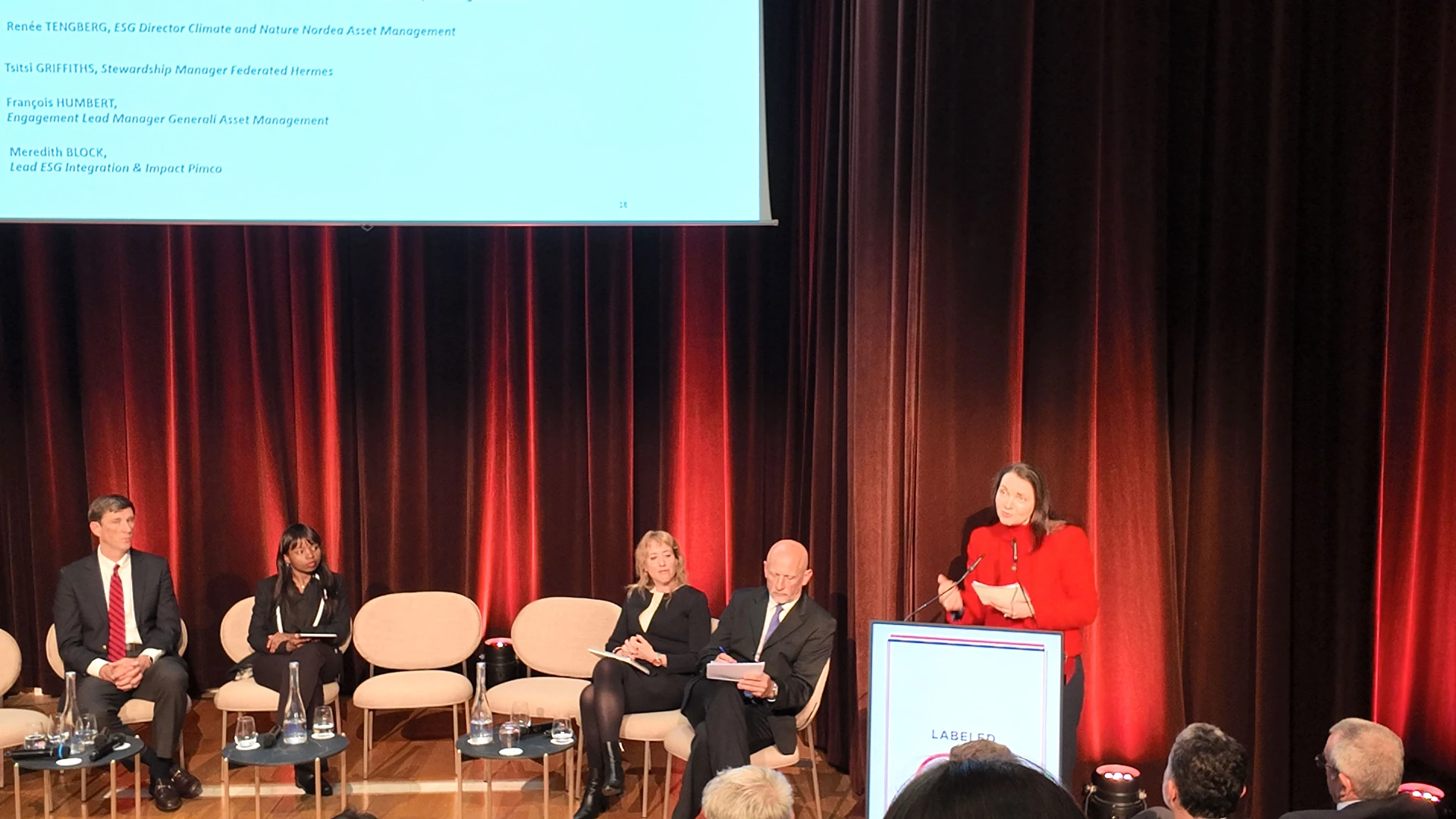 Renee Tengberg at G7 meeting
