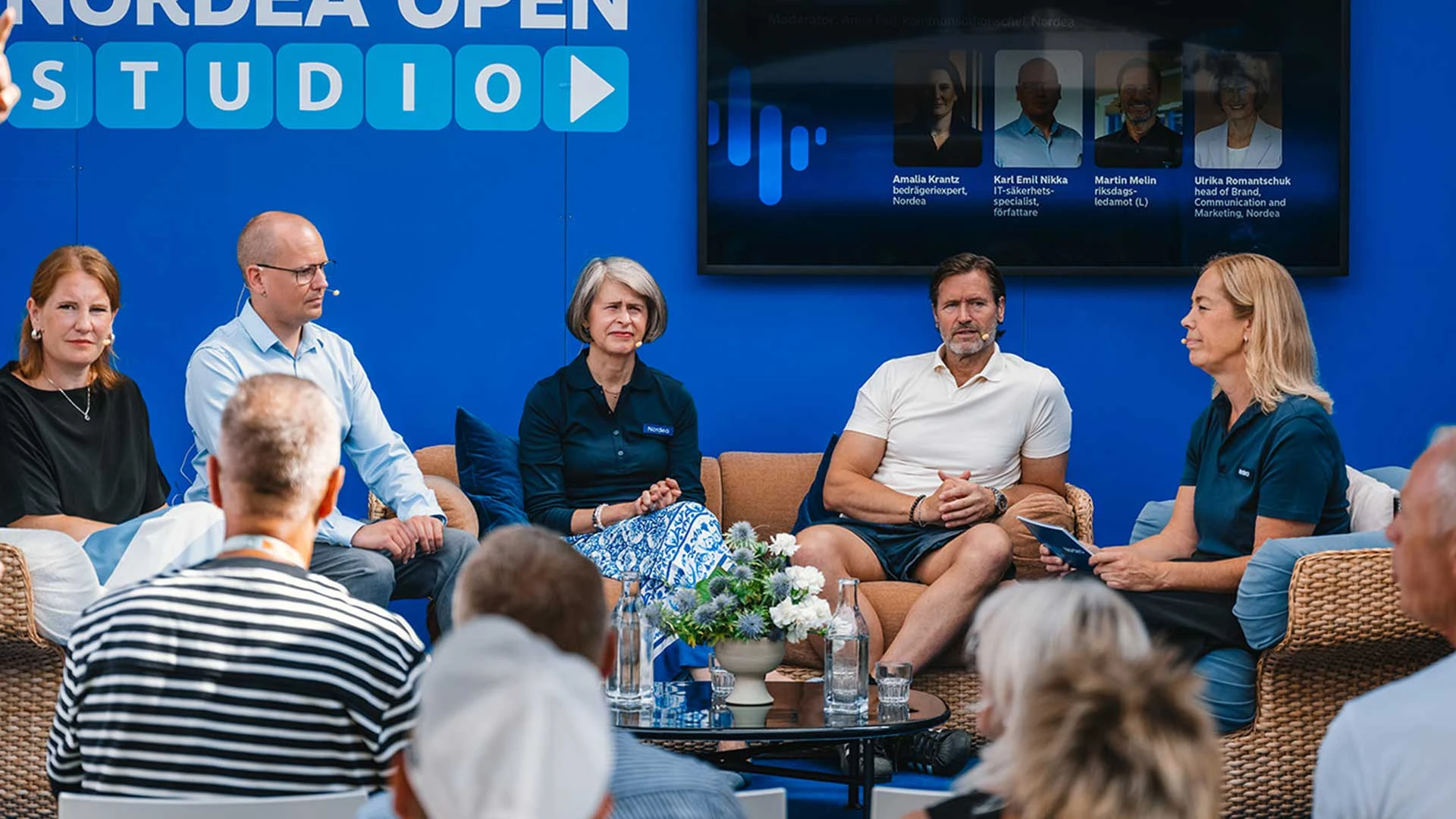 Bedrägerier diskuteras i ett webbinarium på Nordea Open