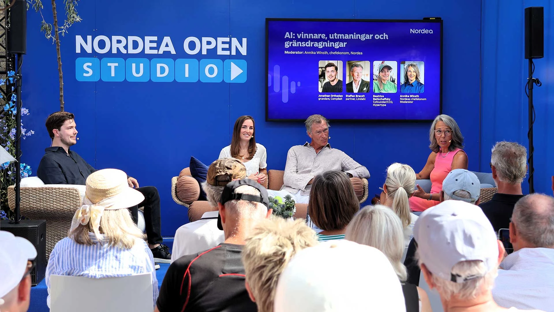 Studio Nordea Open med Annika Winsth och experter