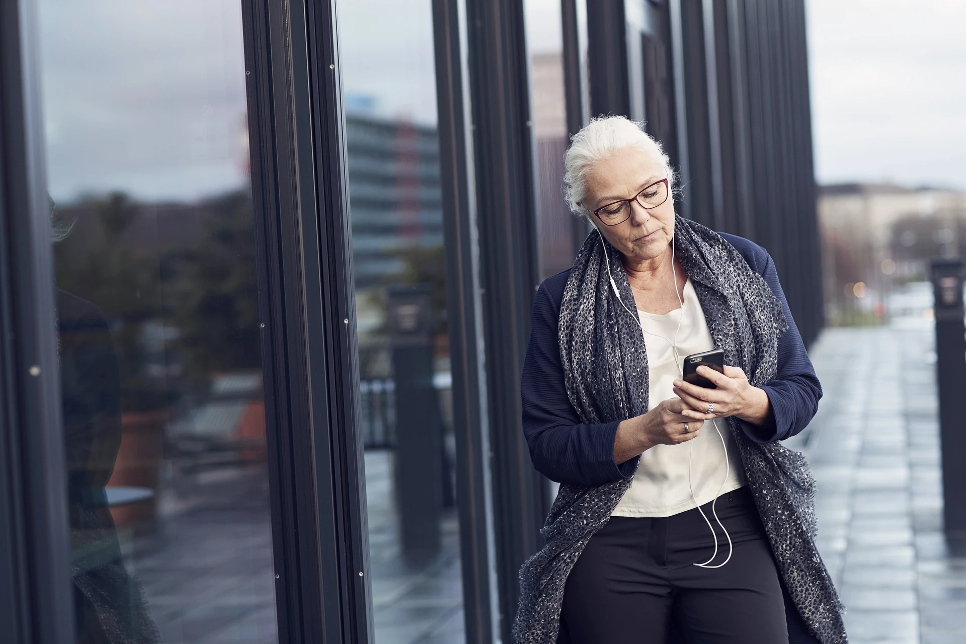 Woman with phone