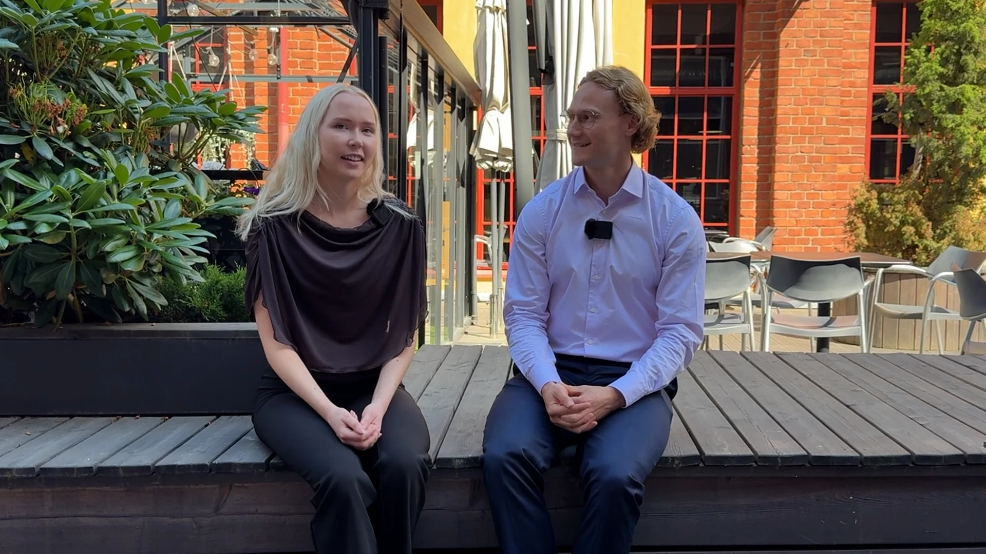 Kira Ruotsalainen and Julius Lehto