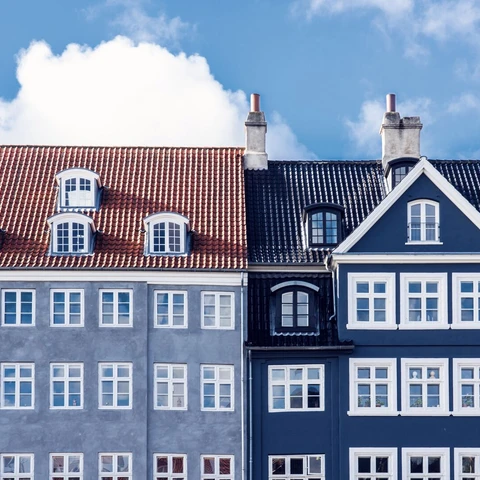 Old architecture Copenhagen Denmark