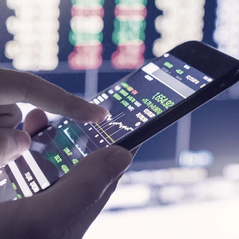 Stock overview on mobile