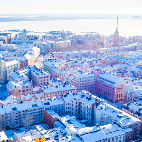 aerial-view-over-helsinki-on-a-sunny-winter-day