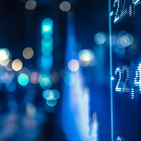 Display stock market numbers and graphs