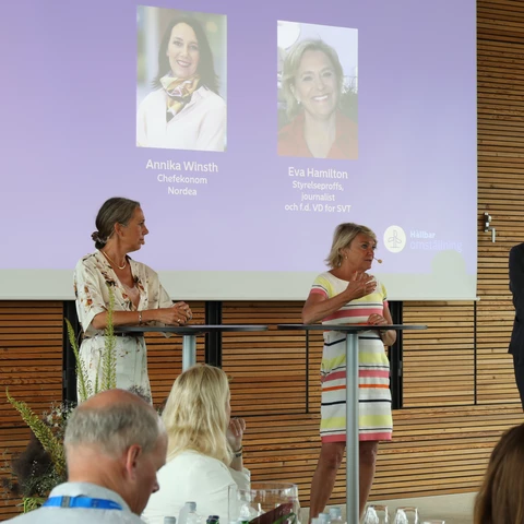 event lunch with Eva Hamilton