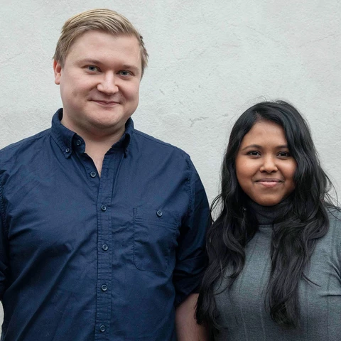 Jarkko Oksanen (CTO) and Iranthi Gomes (CEO)