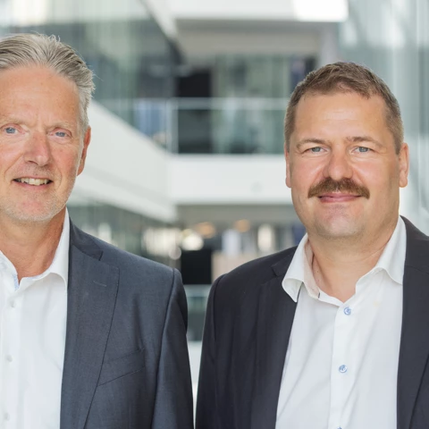 Cheføkonom Helge J. Pedersen och chefanalytiker Anders Svendsen