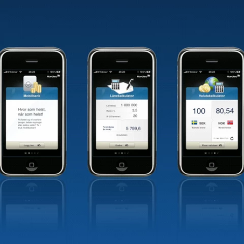 First Nordea mobile app