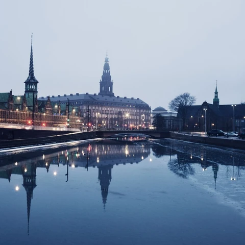 Foggy morning in Copenhagen