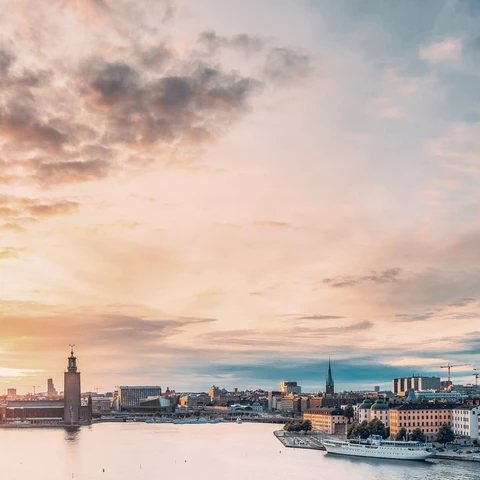 Sunset in Stockholm