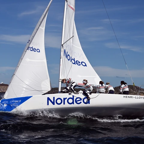 Picture of a boat sailing