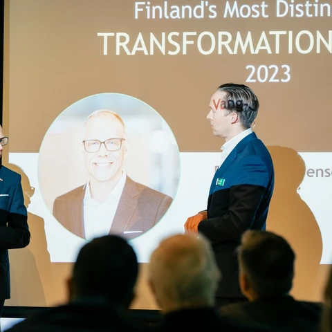 Frank Vang-Jensen on stage