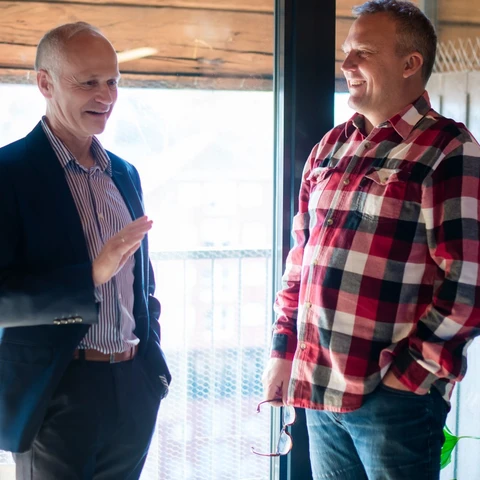 Bjørn Tilset og Øyvind Christensen