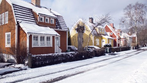 Swedish village houses