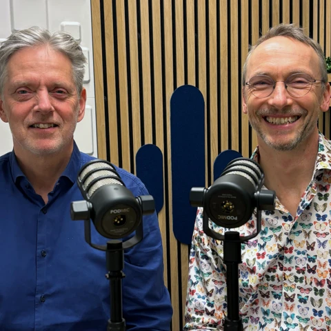 cheføkonom Helge J. Pedersen og chefanalytiker i Xeneta Peter Sand 