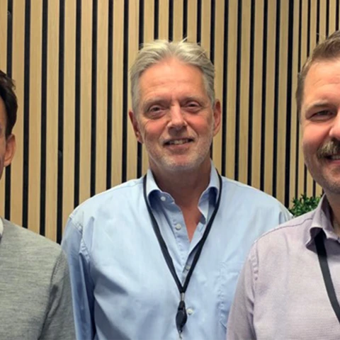 cheføkonom Helge J. Pedersen, chefanalytiker Anders Svendsen og makrostrateg Philip Maldia 
