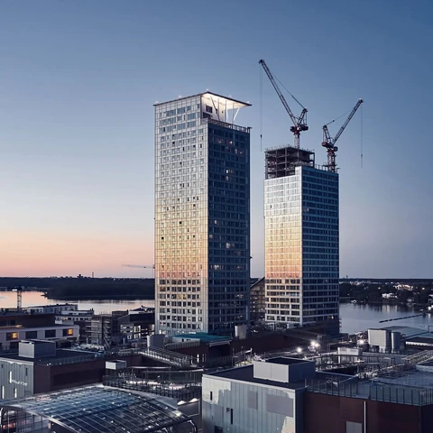 Skyscrapers in Finland in Kalasatama district