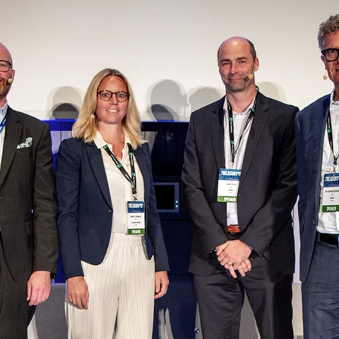 Treasury 360 panellists standing