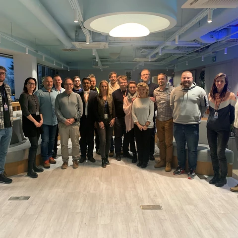 Tech team group photo