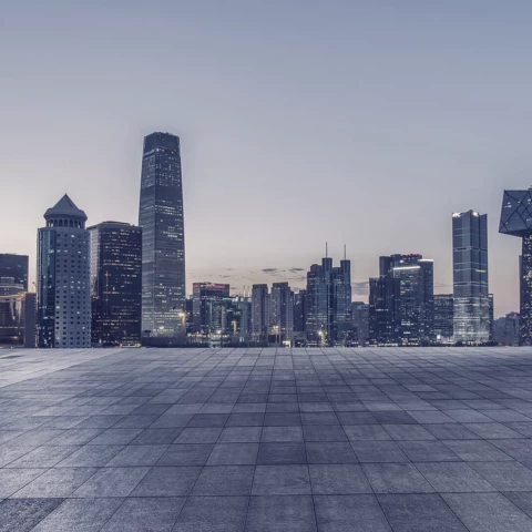 China, Beijing city skyline