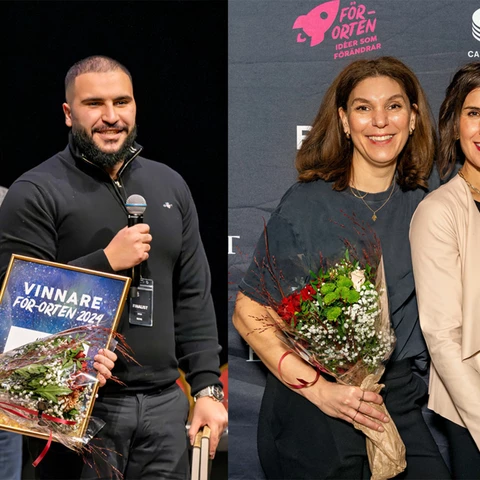 Två av de vinnande företagen av För-orten 2024.