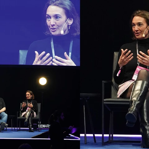 Kirsten Renner på TechArenans scen