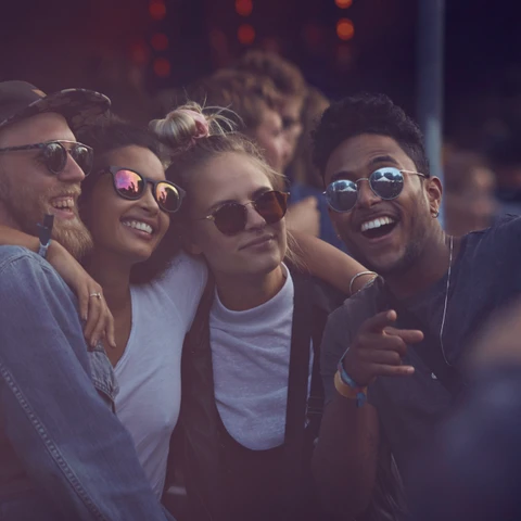 People at festival