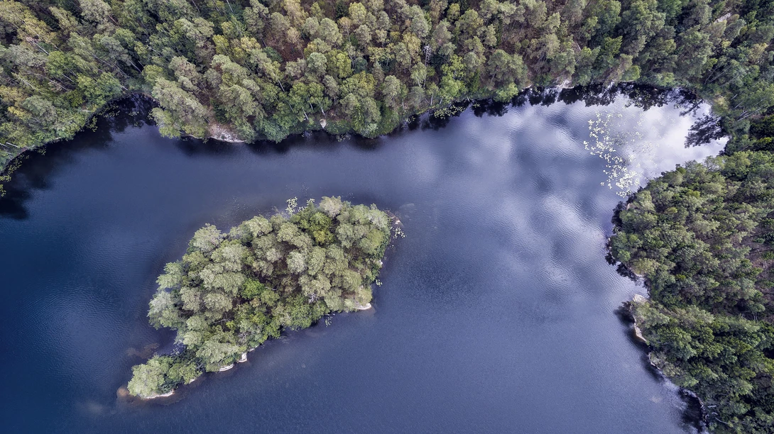 Island seen from above